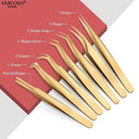Precision Eyelash Tweezers for Lash Pros