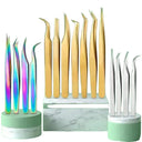 Precision Eyelash Tweezers for Lash Pros