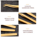 Precision Eyelash Tweezers for Lash Pros