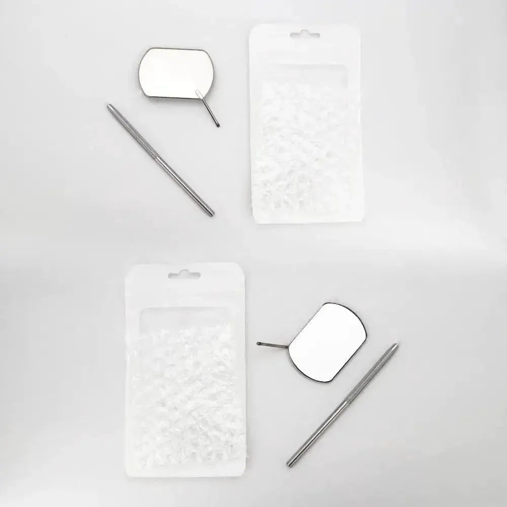 Stainless Steel Eyelash Extension Mirror for Makeup Artists