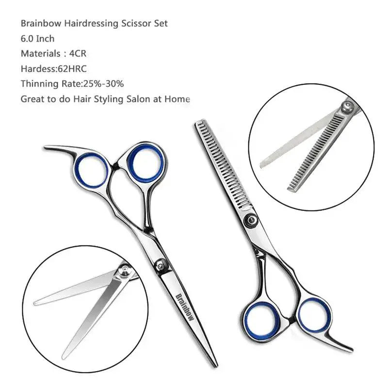 Professional Stainless Steel Hair Scissors Precision Cutting