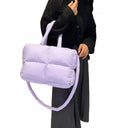Lightweight Puffer Tote Bag for Travel