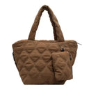 Lightweight Puffer Tote Bag for Travel