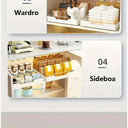 Glide-Out Cabinet Organizer for Kitchens