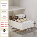 Glide-Out Cabinet Organizer for Kitchens