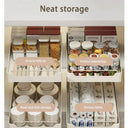 Glide-Out Cabinet Organizer for Kitchens