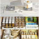 Glide-Out Cabinet Organizer for Kitchens
