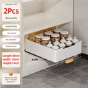Glide-Out Cabinet Organizer for Kitchens