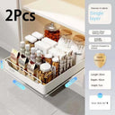Glide-Out Cabinet Organizer for Kitchens
