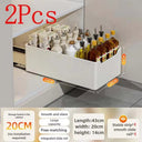 Glide-Out Cabinet Organizer for Kitchens