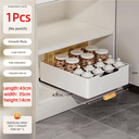 Glide-Out Cabinet Organizer for Kitchens