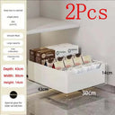 Glide-Out Cabinet Organizer for Kitchens