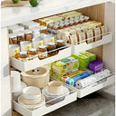 Glide-Out Cabinet Organizer for Kitchens