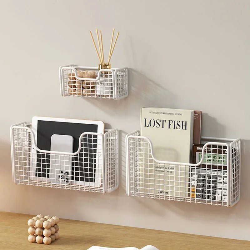 Punch Free Kitchen Cabinet Door Storage Rack Wall Mounted Plastic Wrap Holder XL