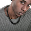 Punk Stainless Steel Curb Chain Necklaces Black Gold Chokers