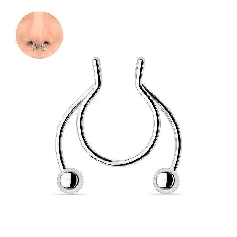 Stainless Nose Ring Nonpiercing Jewelry — product view 12