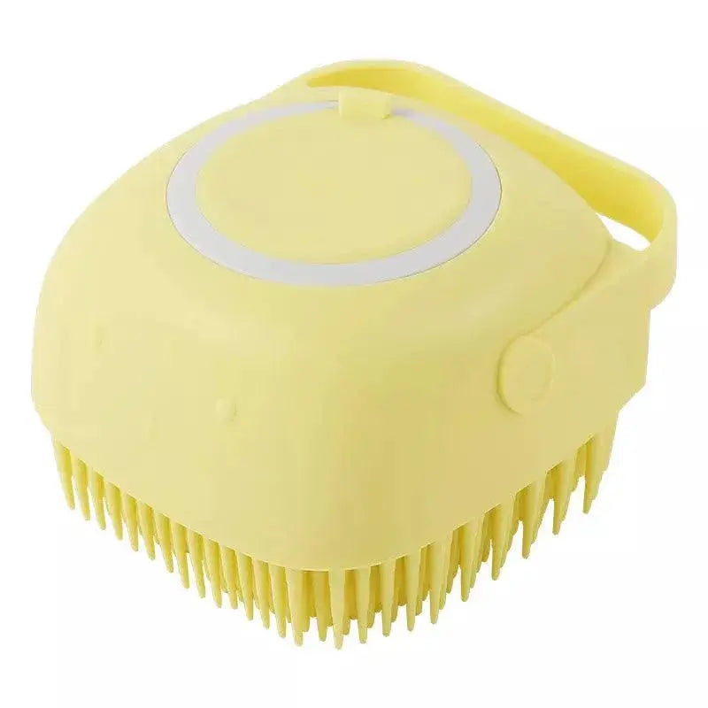 Puppy Cat Bath Massage Gloves Brush Soft Silicone Grooming