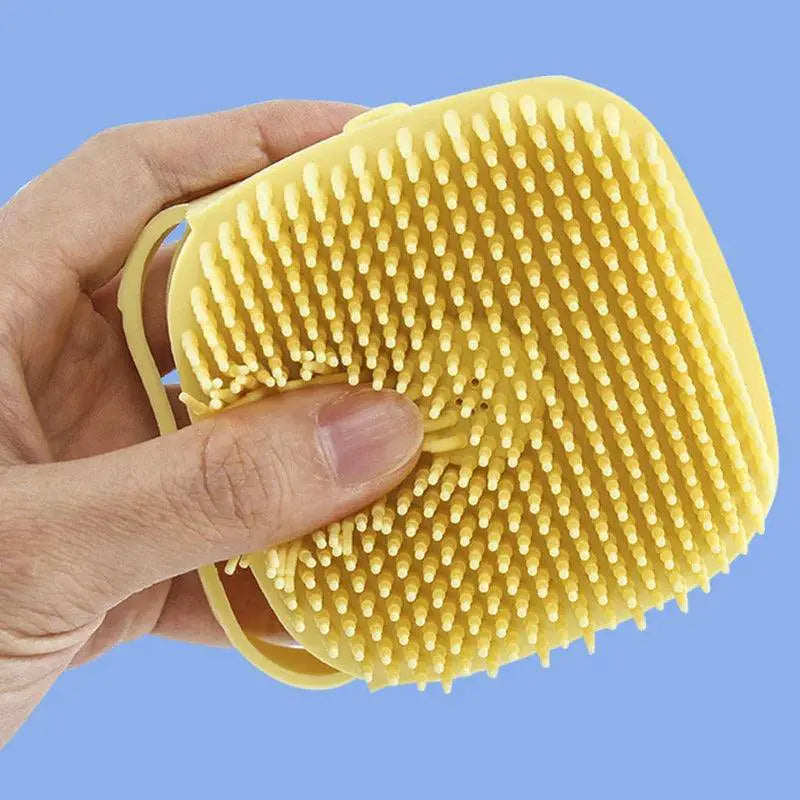 Puppy Cat Bath Massage Gloves Brush Soft Silicone Grooming