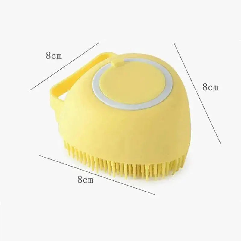 Puppy Cat Bath Massage Gloves Brush Soft Silicone Grooming