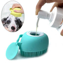 Puppy Cat Bath Massage Gloves Brush Soft Silicone Pet Accessories