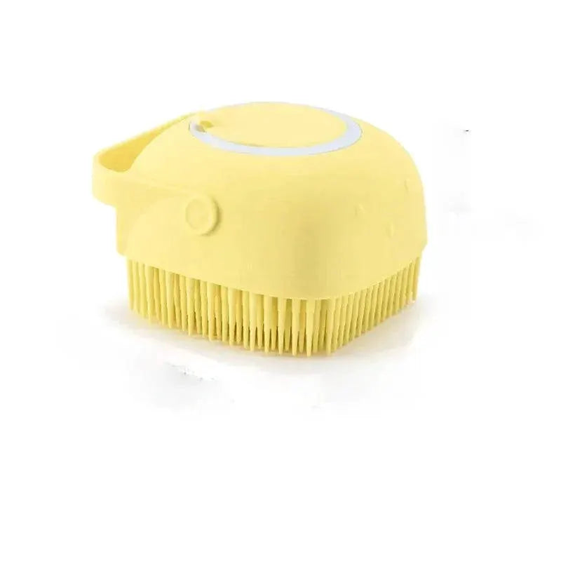 Puppy Cat Bath Massage Gloves Brush Soft Silicone Grooming