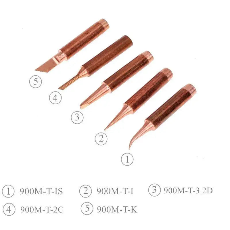 Copper Lead Free Solder Tips Set For Precision Soldering