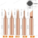 Pure Copper Lead-Free Solder Tips Set for Precision Soldering