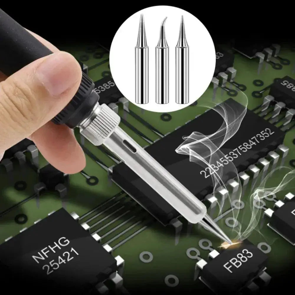 Pure Copper Soldering Iron Tips Set Upgrade Precision