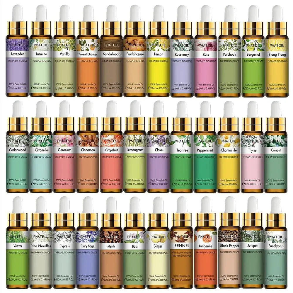 Pure Plant Extract Oil Set For Natural Aromatherapy Wellness
