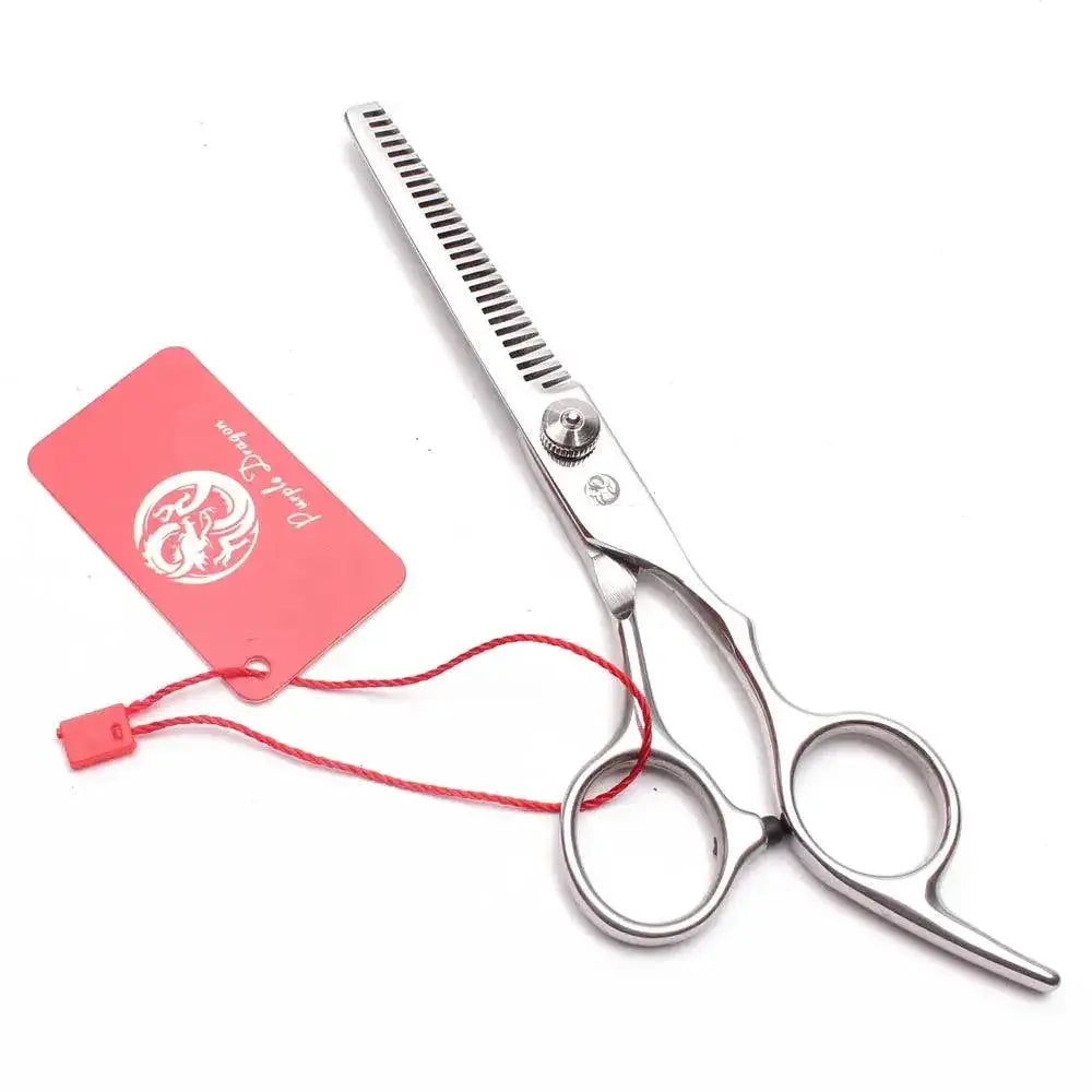 Purple Dragon Hair Cutting Shears Set Barber Scissors