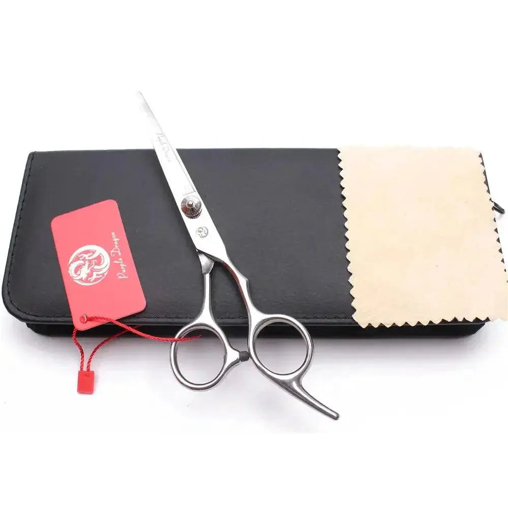 Purple Dragon Hair Cutting Shears Set Barber Scissors