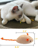 Catnip Plush Mice for Indoor Cats Fun