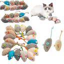 Catnip Plush Mice for Indoor Cats Fun