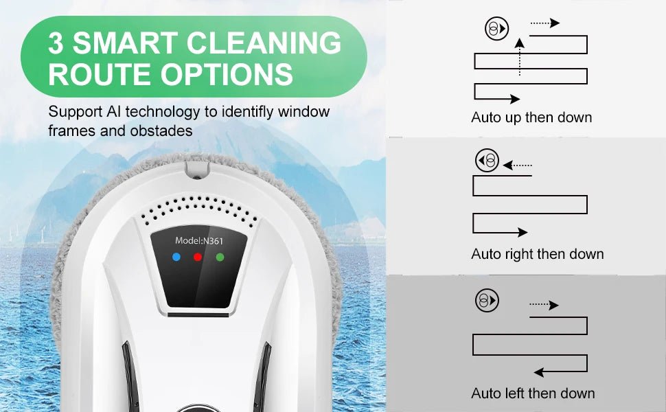 One-Key Window Cleaning Robot for Homes — product view 11