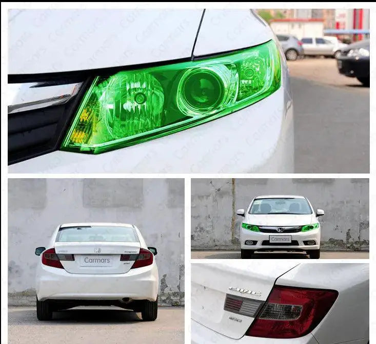 PVC Film Tint Gloss Black Smoke Headlight Taillight Wrap