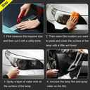 Headlight Taillight Wrap for Cars Gloss