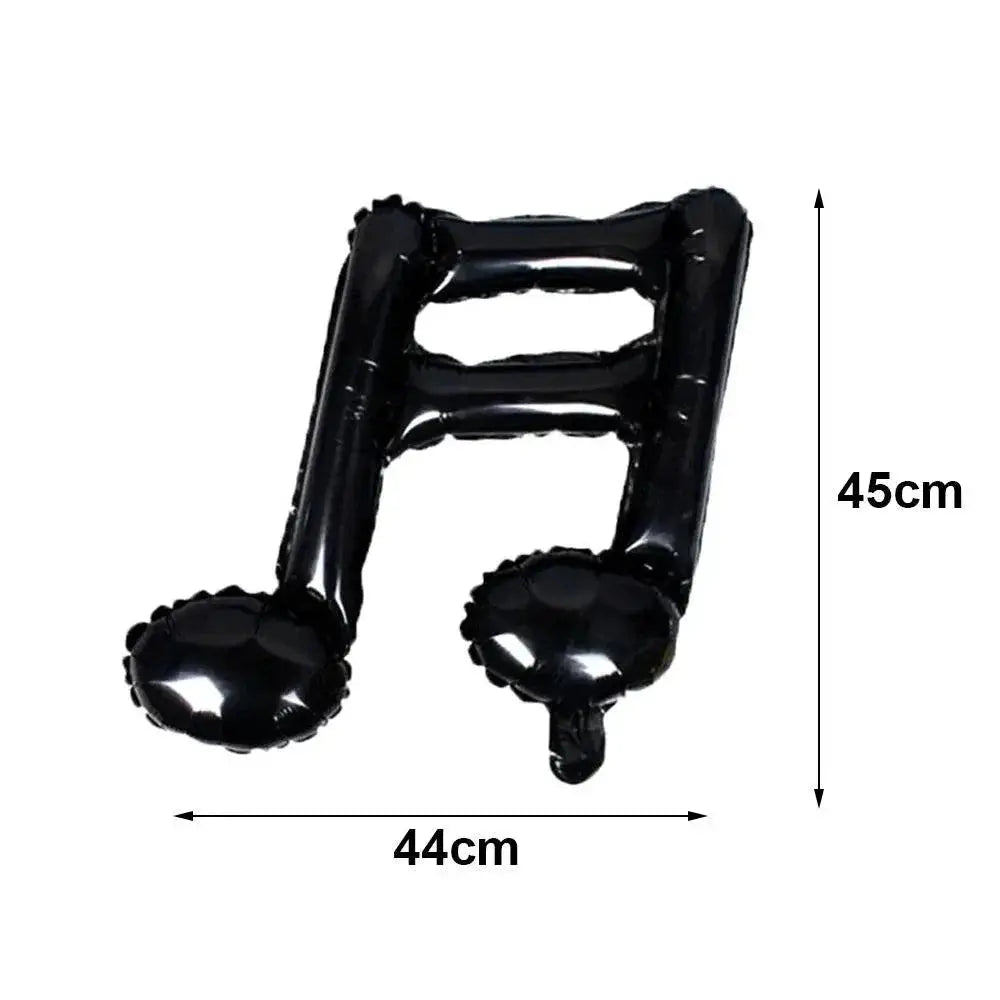 PVC Guitar Microphone Balloon Rock Star Musical Note Toys