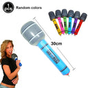 PVC Guitar Microphone Balloon Rock Star Musical Note Toys