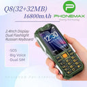 Rugged Phone for Campers Big Battery
