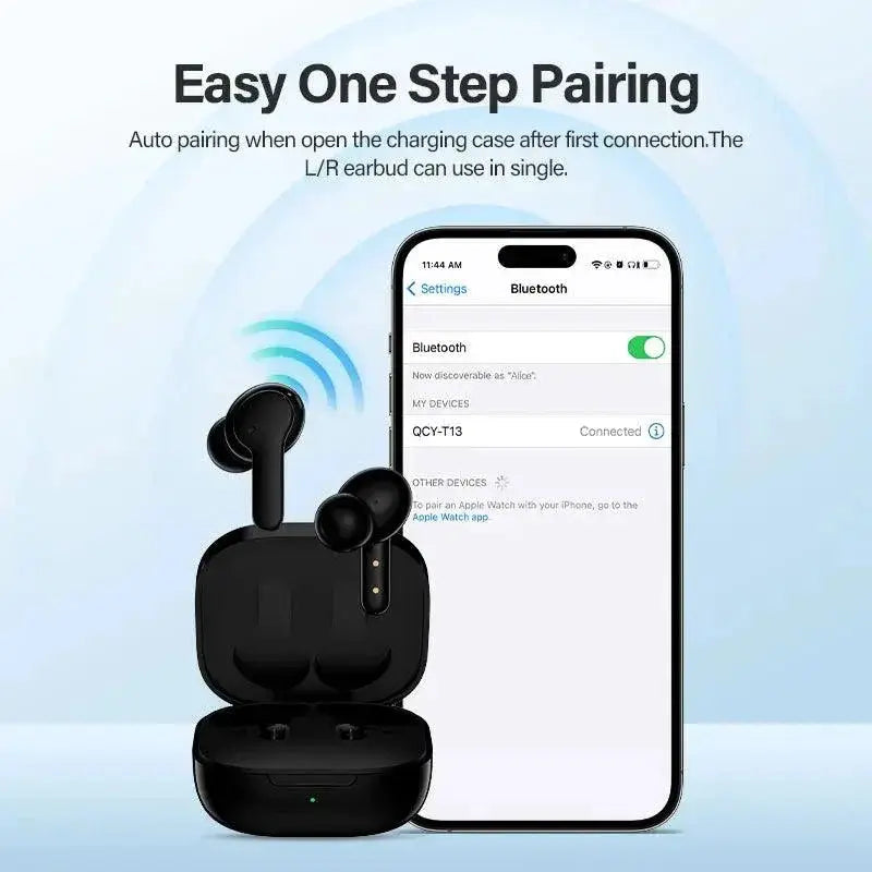 QCY T13 Wireless Earbuds Clear Calls 40H Playtime Bluetooth