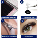 Natural Mink Eyelash Extensions for Pros