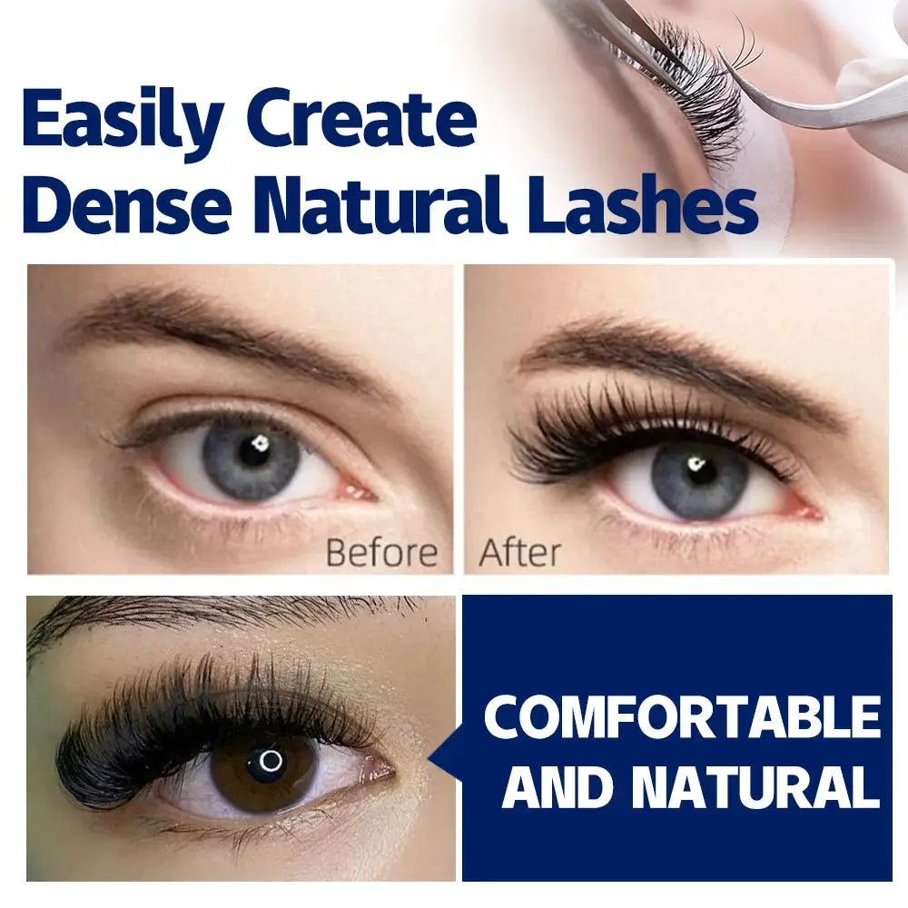 Qeelasee Mink False Eyelash Extensions for Professional Volume Fans Wholesale