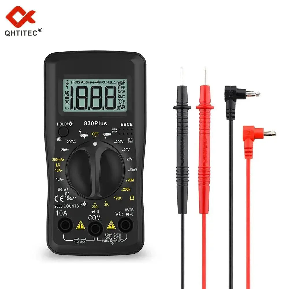 QHTITEC 830Plus Digital Multimeter True RMS Tester