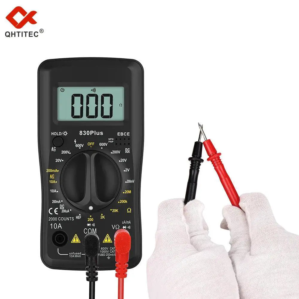 QHTITEC 830Plus Digital Multimeter True RMS Tester