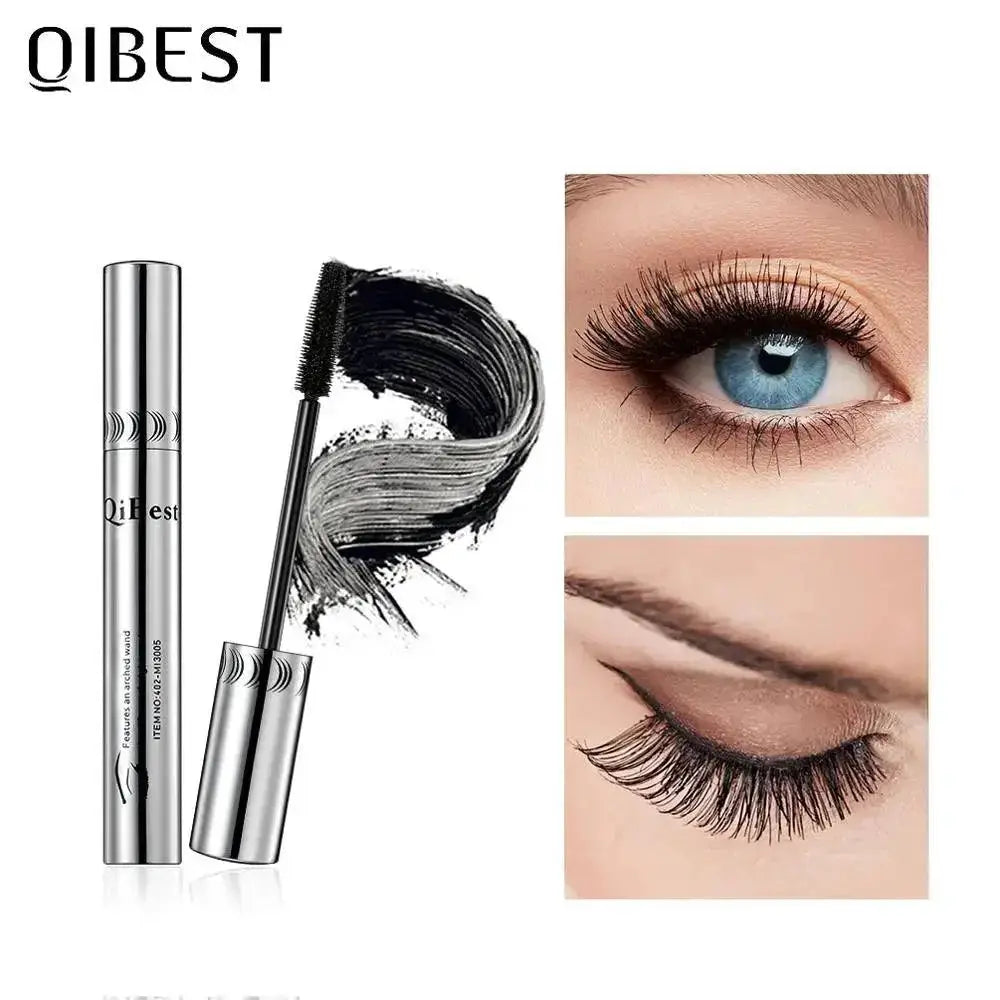 Qibest Waterproof Silk Fiber Mascara For Bold Lashes