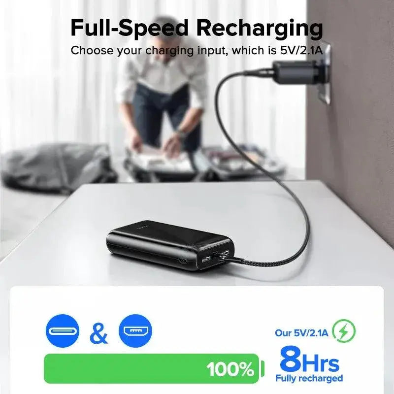 QOOVI 20000mAh Slim Portable Power Bank For iPhone 15
