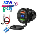 Quad USB Car Charger for On Road Power