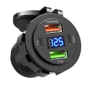 Quad USB Car Charger for On Road Power