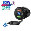Quad USB Car Charger for On Road Power