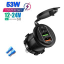 Quad USB Car Charger for On Road Power